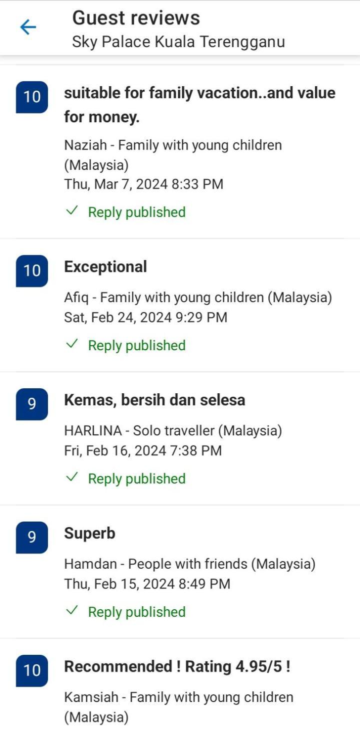 Sky Palace Kuala Terengganu Zewnętrze zdjęcie
